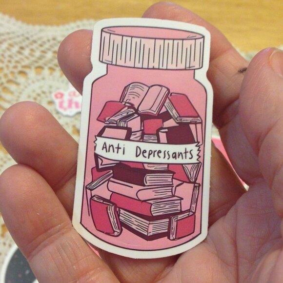 Book Lover's Stickers for locker, computer, book covers, kindle, crafts - Picture 8 of 8